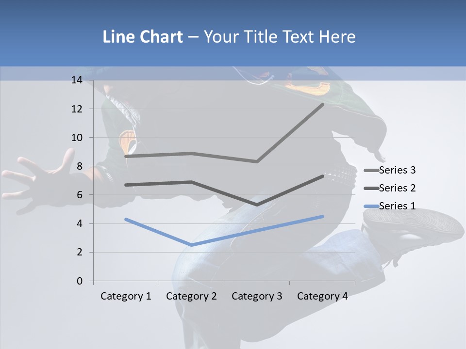 Aerobics Hop Exercise PowerPoint Template