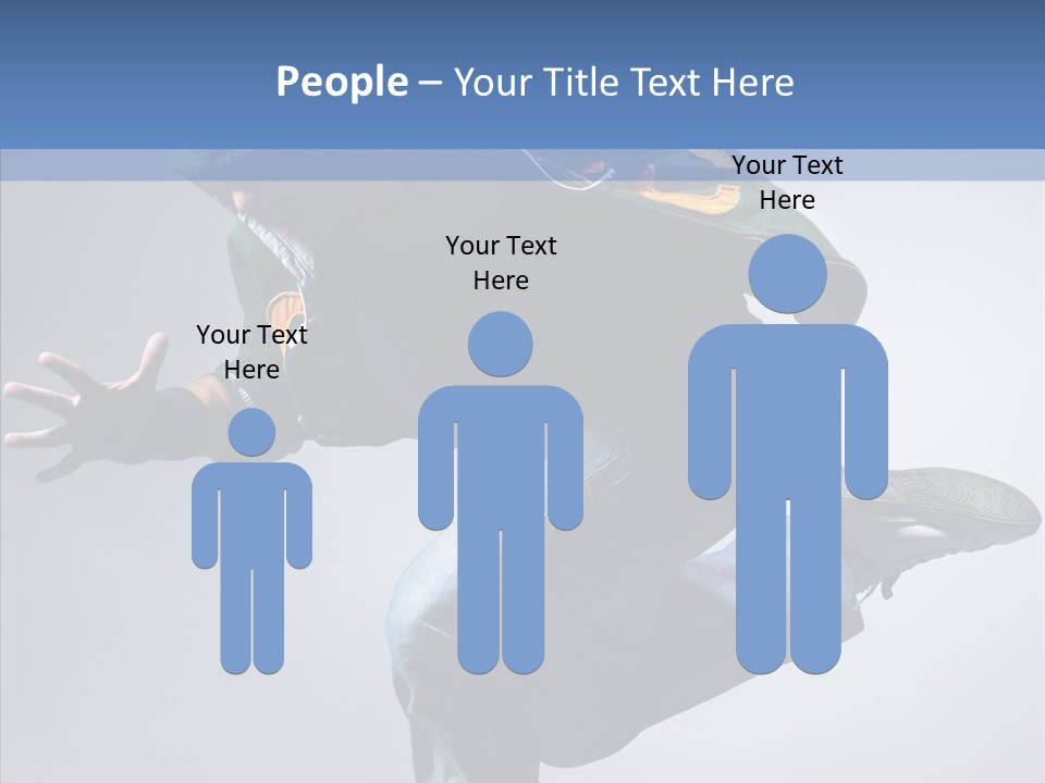 Aerobics Hop Exercise PowerPoint Template