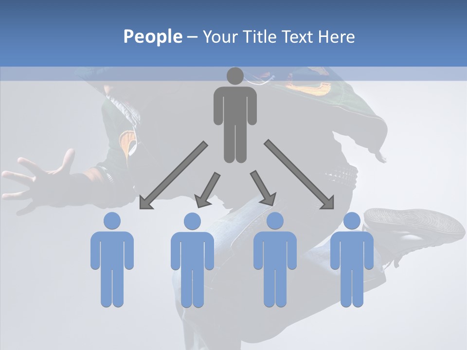 Aerobics Hop Exercise PowerPoint Template