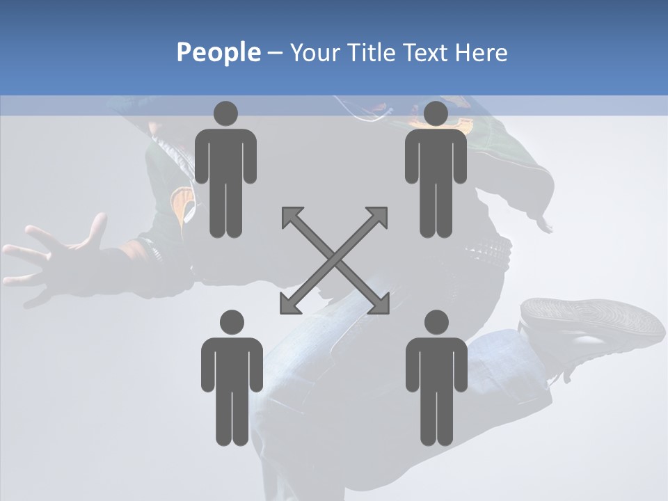 Aerobics Hop Exercise PowerPoint Template