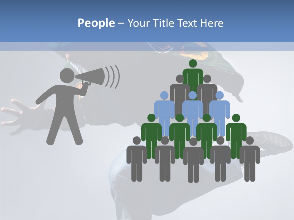 Aerobics Hop Exercise PowerPoint Template