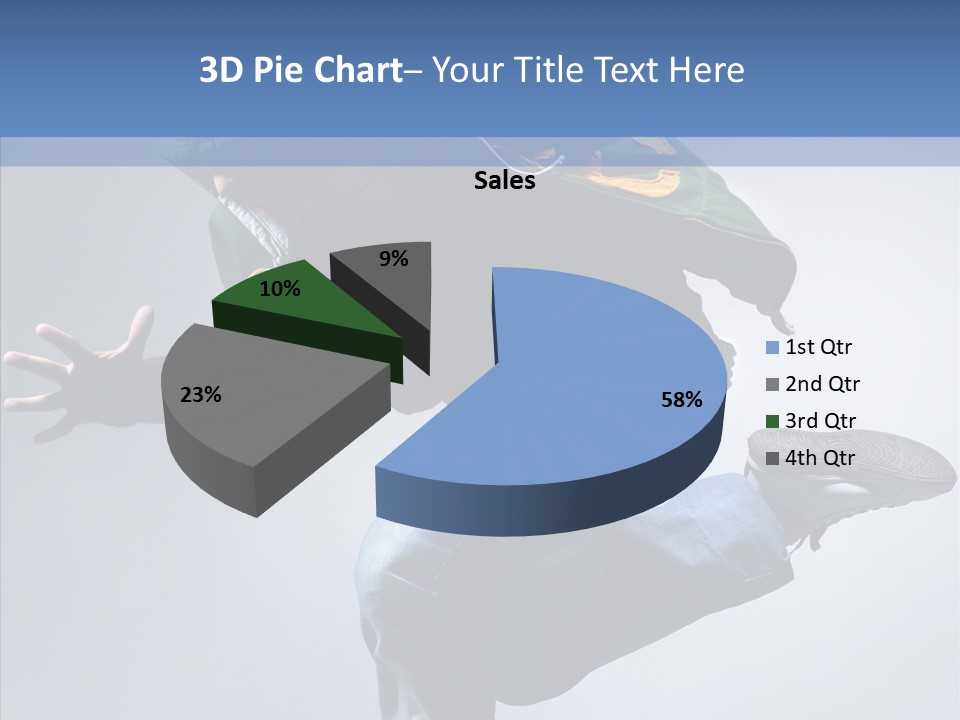 Aerobics Hop Exercise PowerPoint Template
