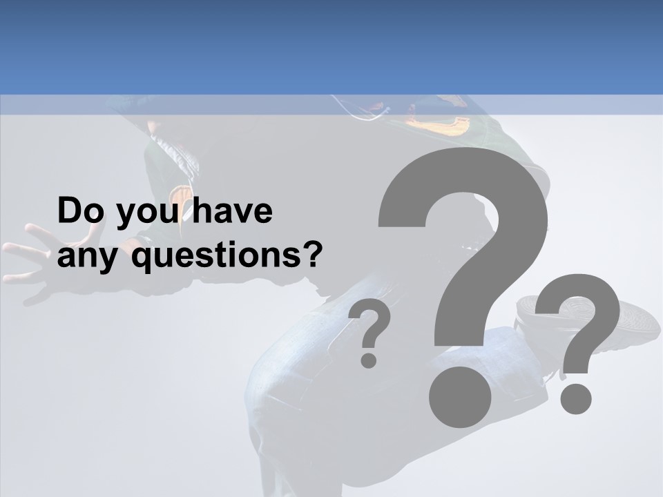 Aerobics Hop Exercise PowerPoint Template