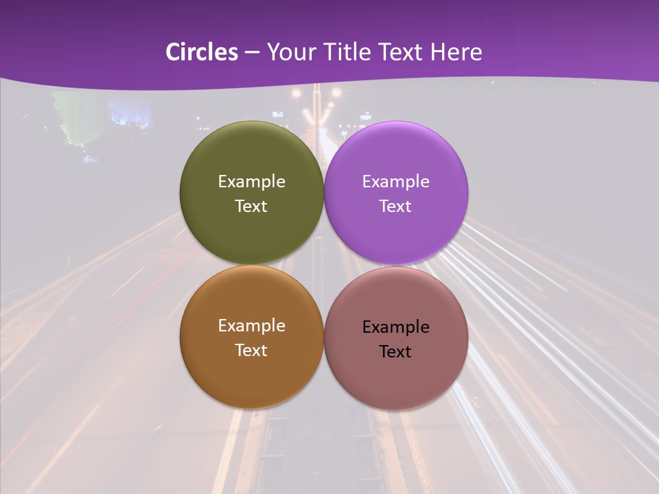 Glow Salt Automobile PowerPoint Template