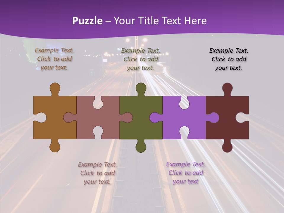 Glow Salt Automobile PowerPoint Template