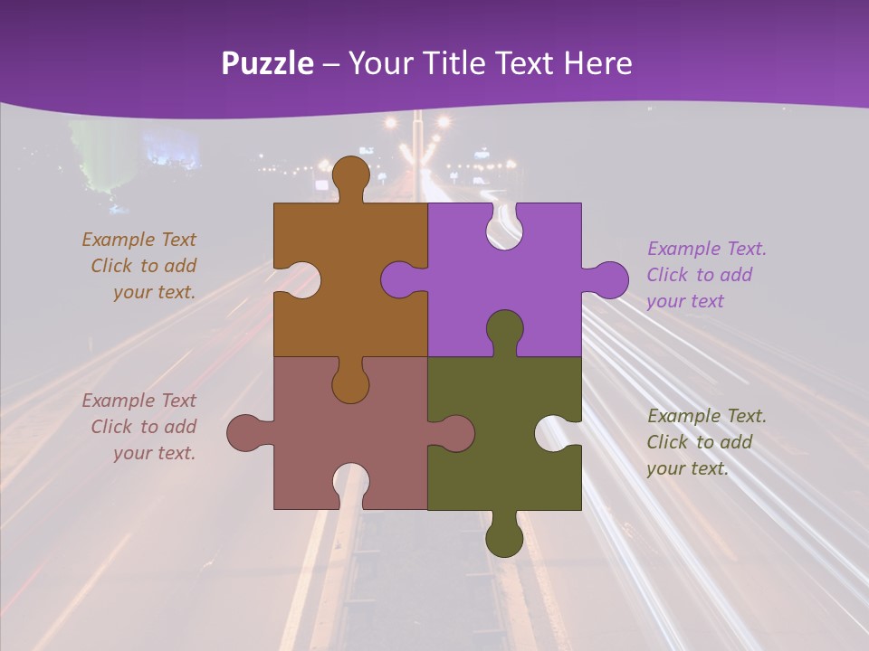 Glow Salt Automobile PowerPoint Template