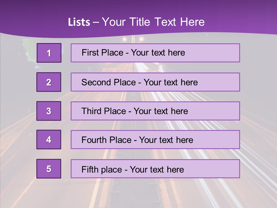 Glow Salt Automobile PowerPoint Template