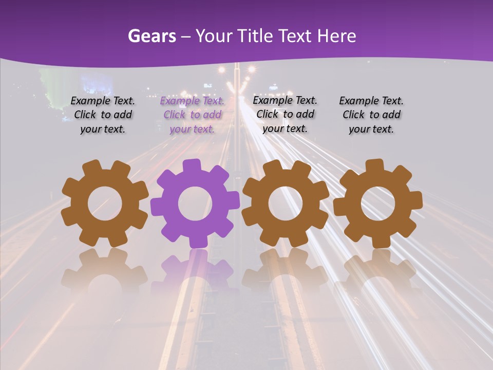 Glow Salt Automobile PowerPoint Template