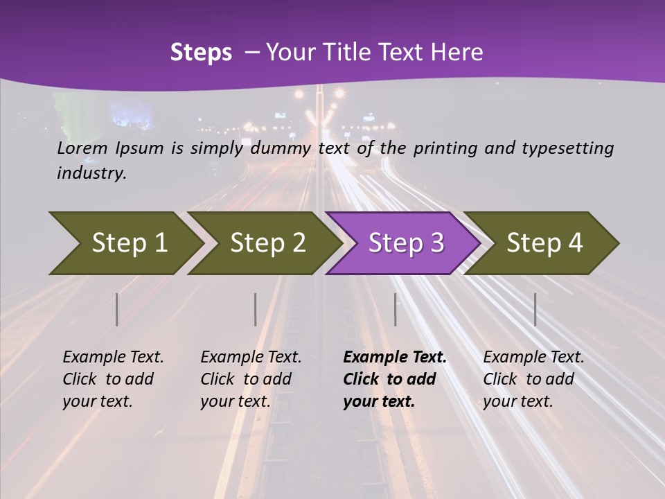 Glow Salt Automobile PowerPoint Template