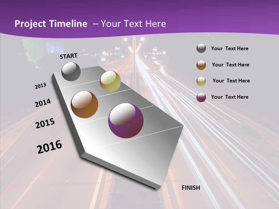 Glow Salt Automobile PowerPoint Template