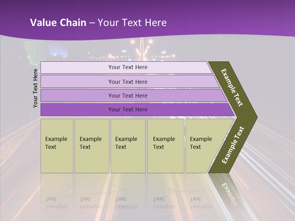Glow Salt Automobile PowerPoint Template