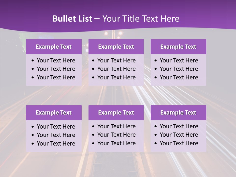 Glow Salt Automobile PowerPoint Template