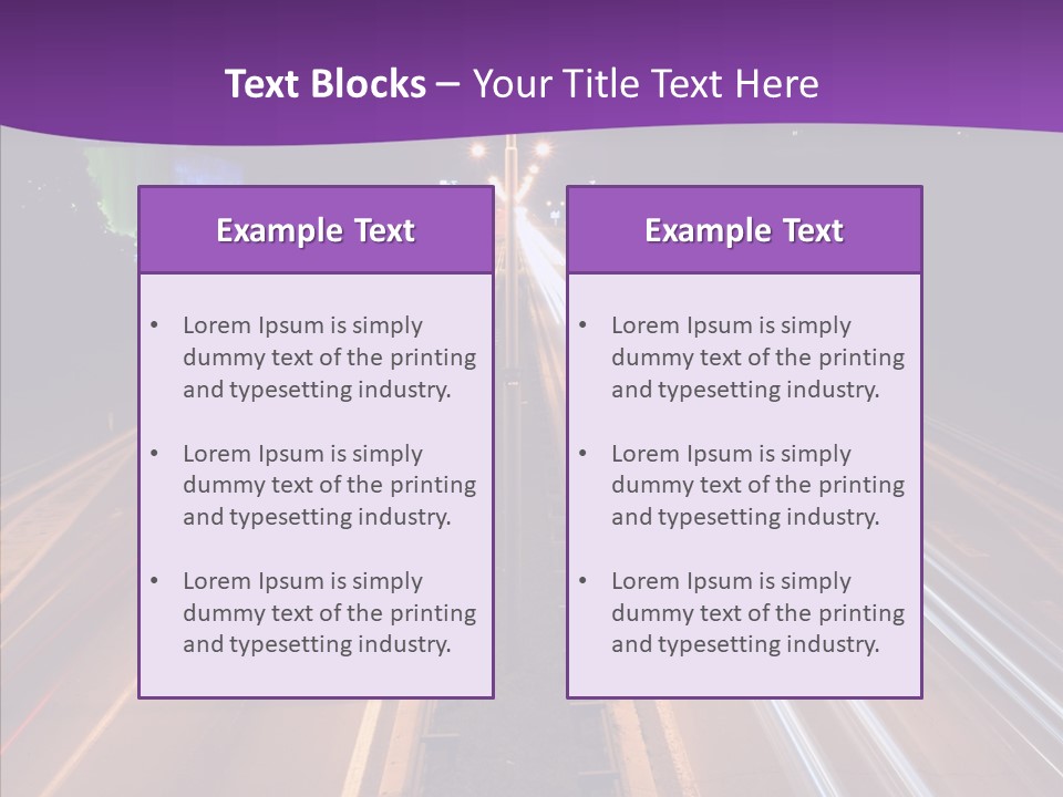 Glow Salt Automobile PowerPoint Template