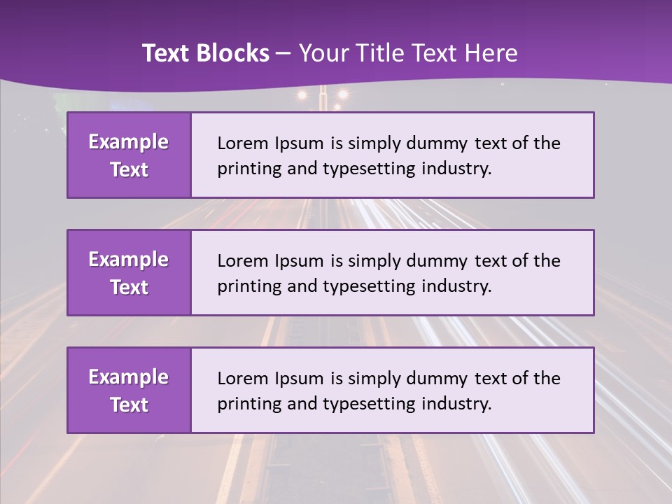 Glow Salt Automobile PowerPoint Template