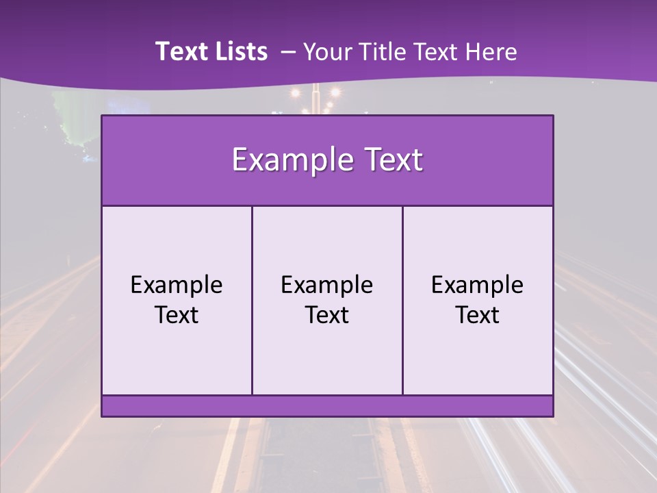 Glow Salt Automobile PowerPoint Template
