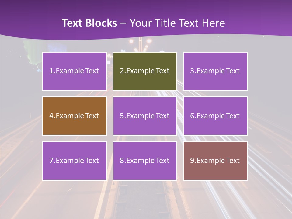 Glow Salt Automobile PowerPoint Template