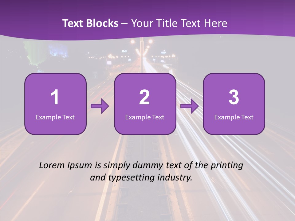 Glow Salt Automobile PowerPoint Template