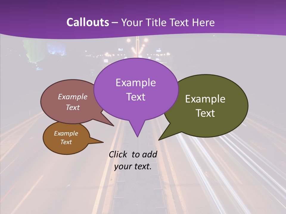 Glow Salt Automobile PowerPoint Template