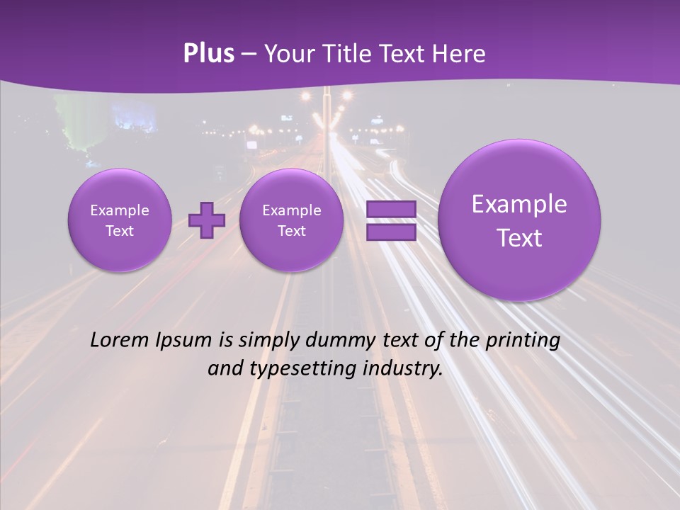 Glow Salt Automobile PowerPoint Template