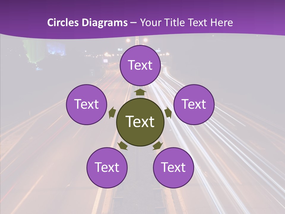 Glow Salt Automobile PowerPoint Template