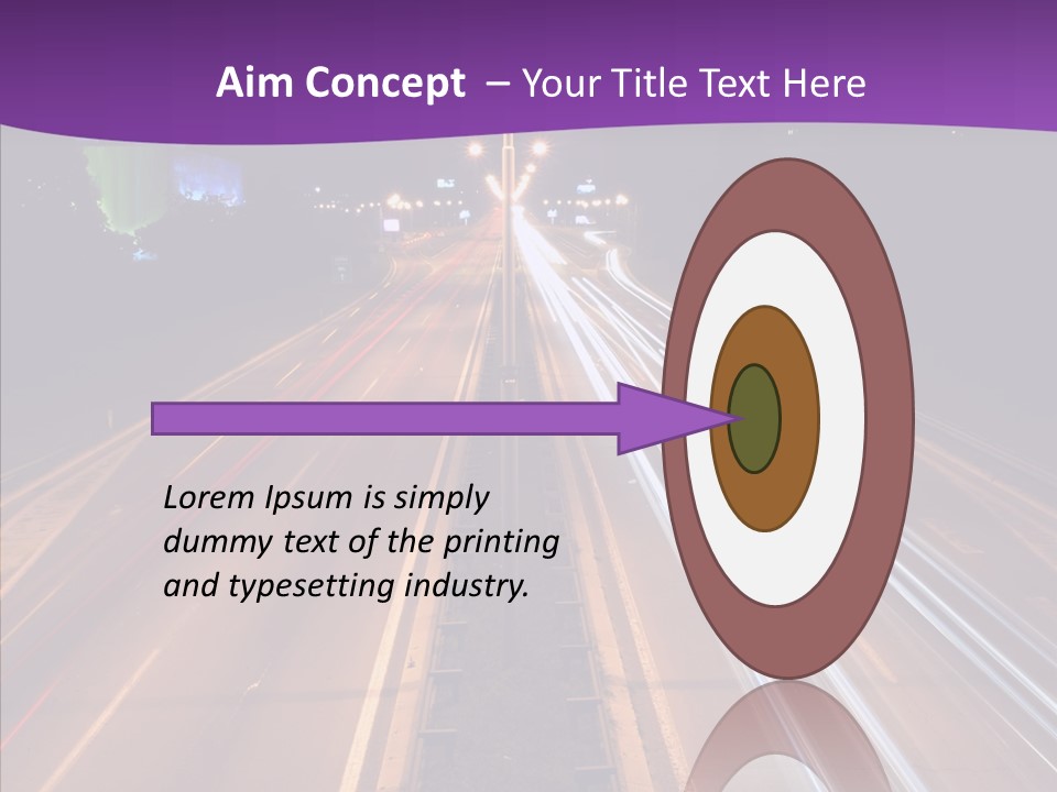 Glow Salt Automobile PowerPoint Template