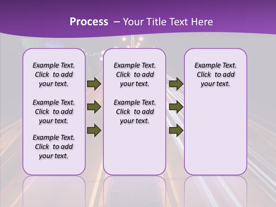Glow Salt Automobile PowerPoint Template