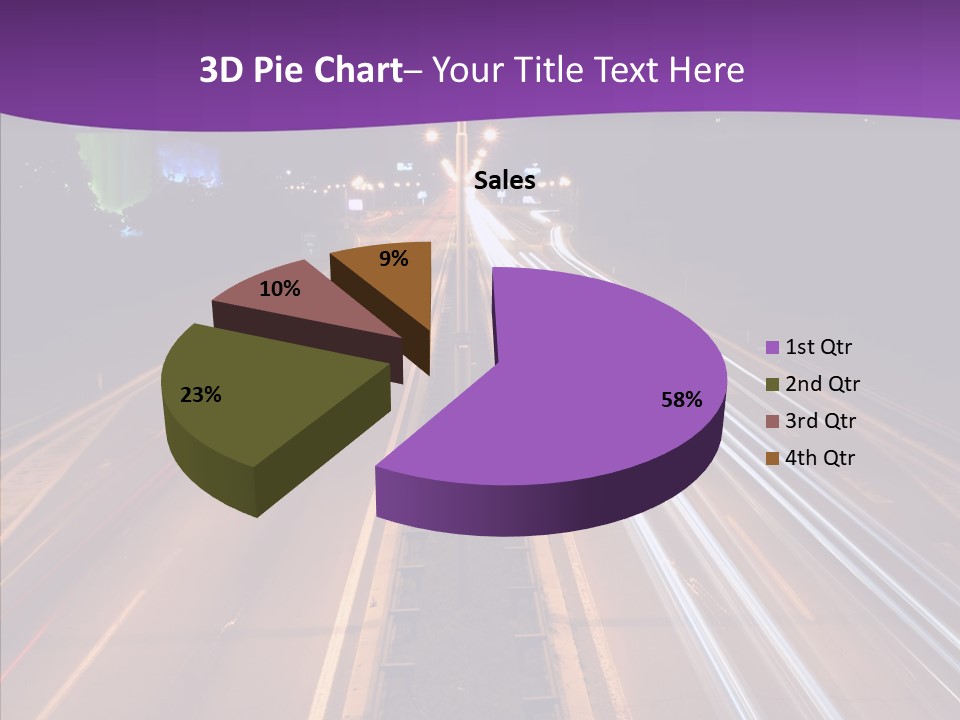 Glow Salt Automobile PowerPoint Template