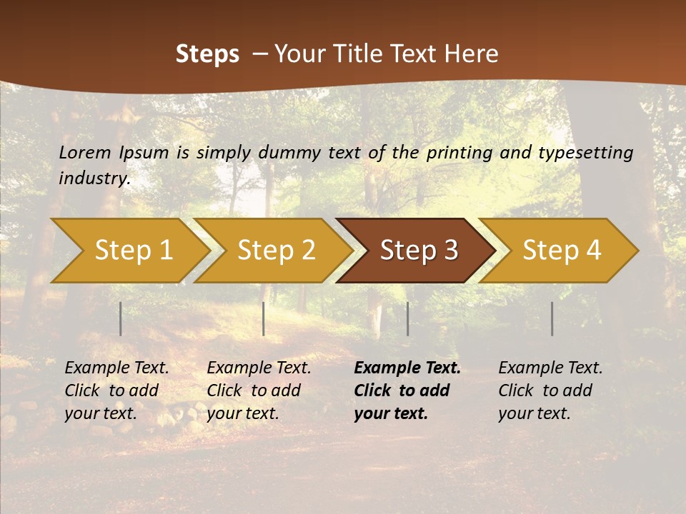 Panorama Scene Relax PowerPoint Template