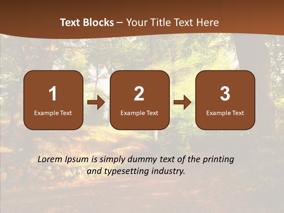 Panorama Scene Relax PowerPoint Template