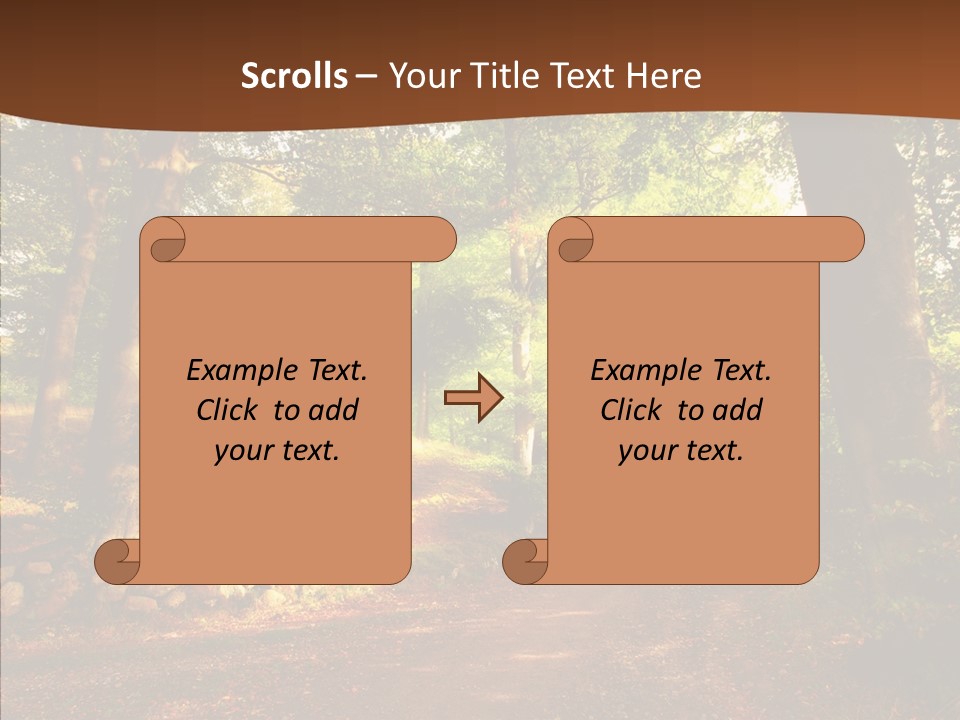 Panorama Scene Relax PowerPoint Template
