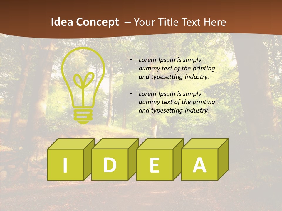 Panorama Scene Relax PowerPoint Template