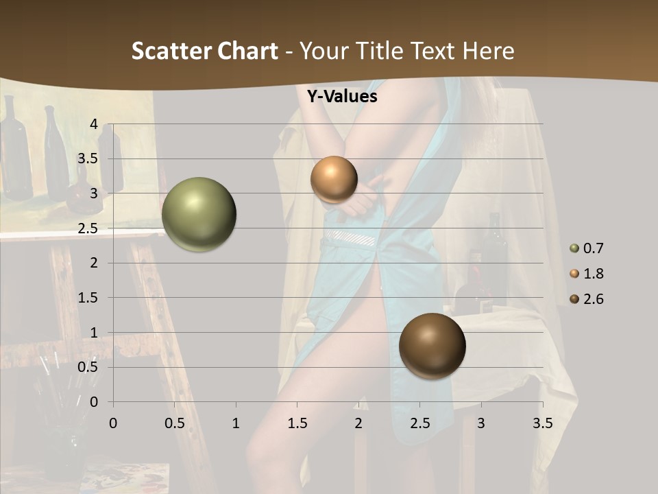 Easel Erotic Beautiful PowerPoint Template
