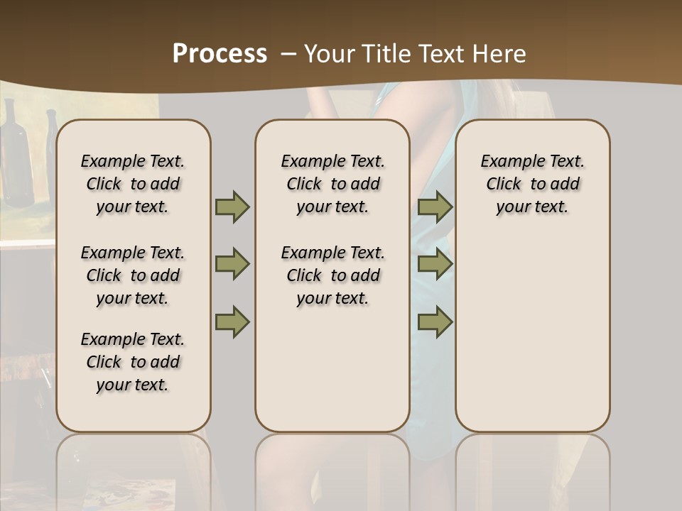 Easel Erotic Beautiful PowerPoint Template