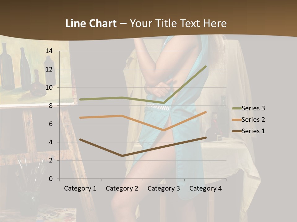 Easel Erotic Beautiful PowerPoint Template