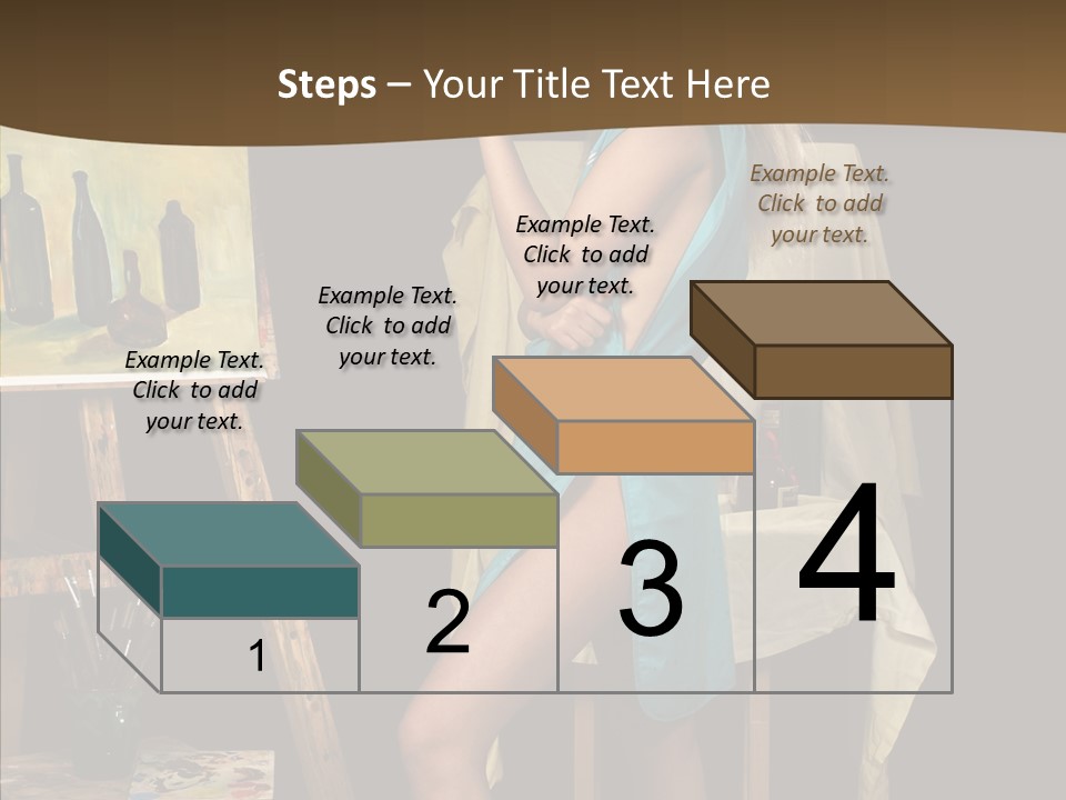 Easel Erotic Beautiful PowerPoint Template