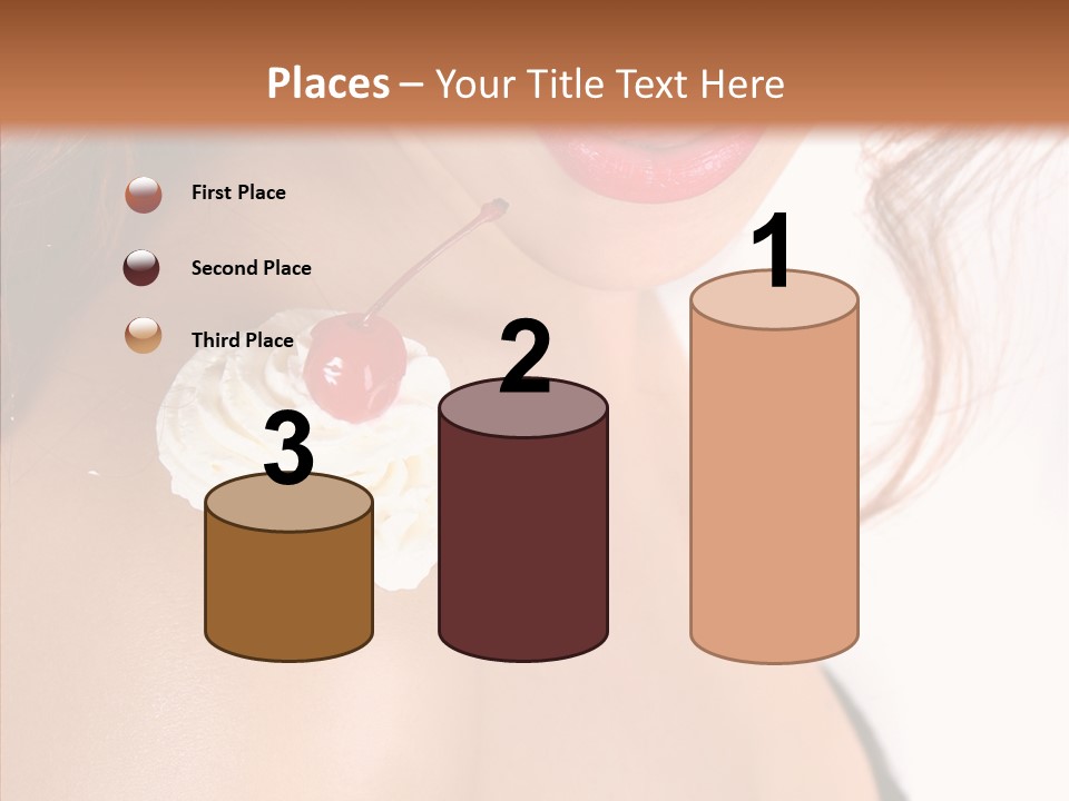 Lipstick Shoulder Cream PowerPoint Template