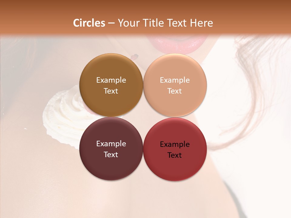 Lipstick Shoulder Cream PowerPoint Template
