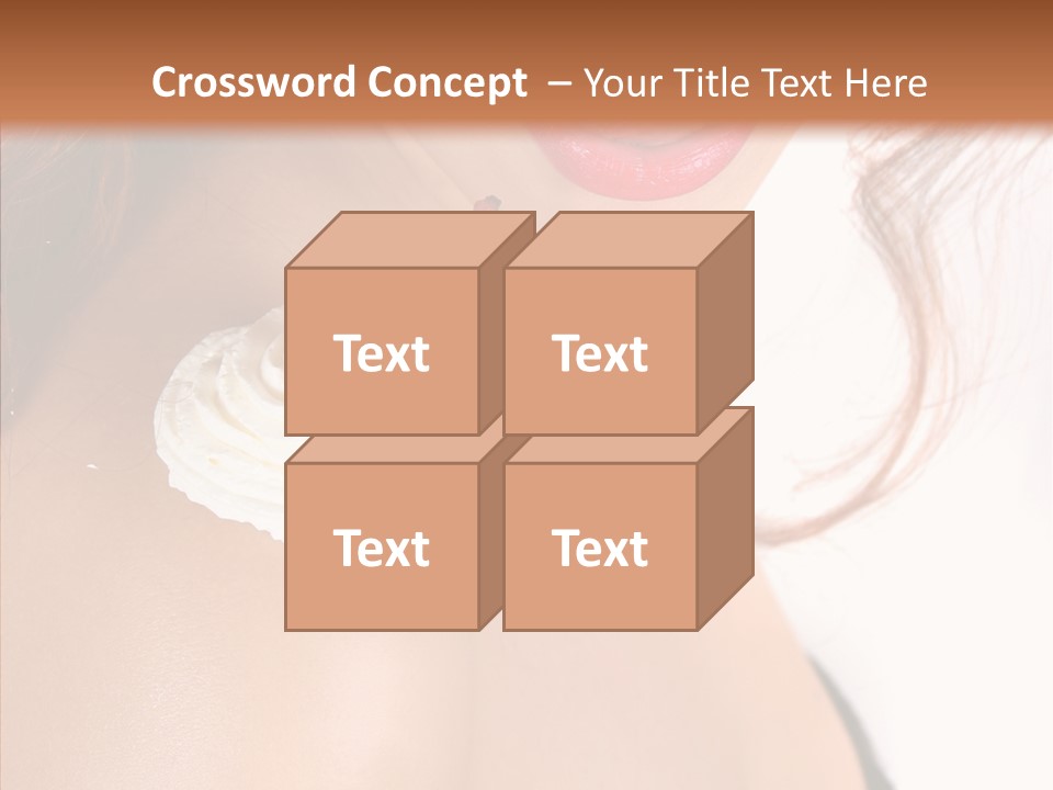 Lipstick Shoulder Cream PowerPoint Template