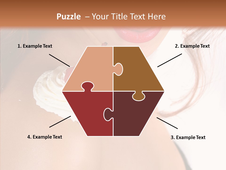 Lipstick Shoulder Cream PowerPoint Template