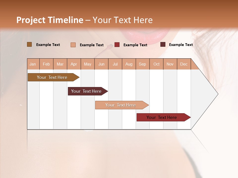 Lipstick Shoulder Cream PowerPoint Template