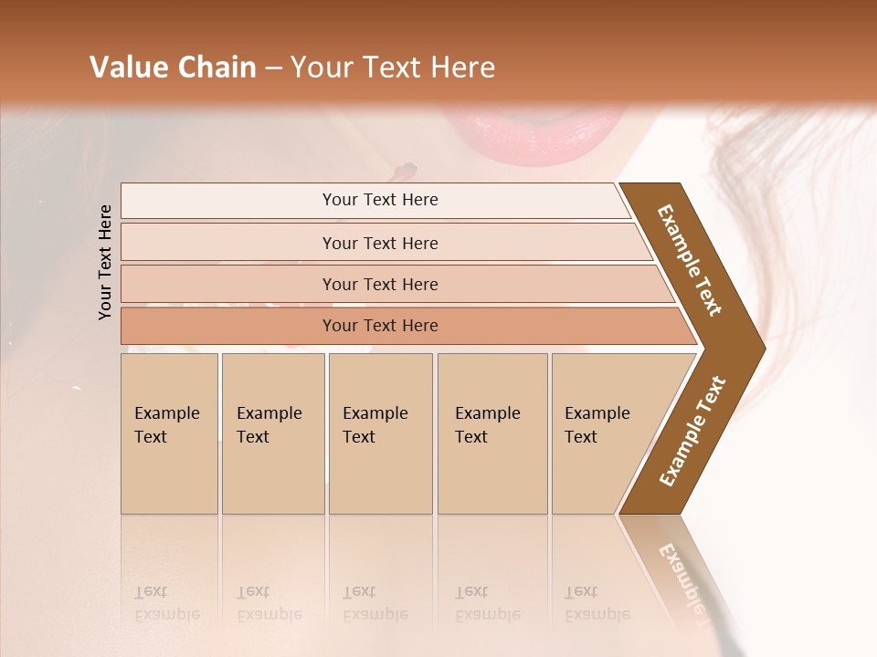 Lipstick Shoulder Cream PowerPoint Template