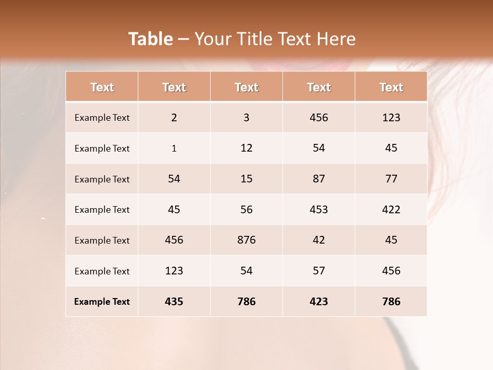 Lipstick Shoulder Cream PowerPoint Template