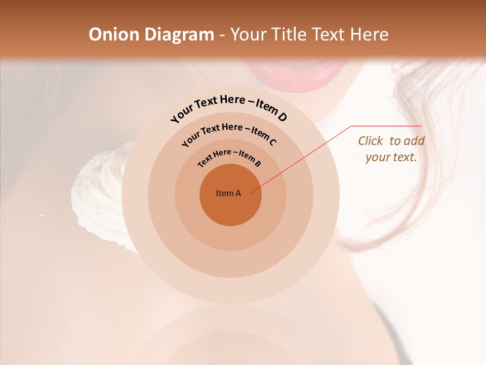 Lipstick Shoulder Cream PowerPoint Template