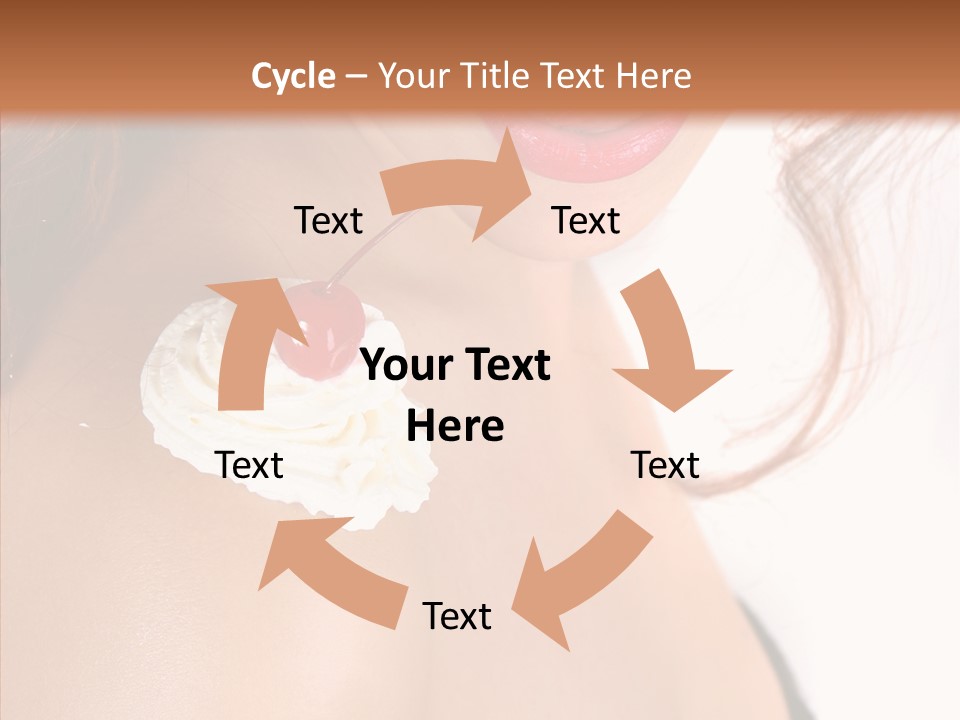 Lipstick Shoulder Cream PowerPoint Template