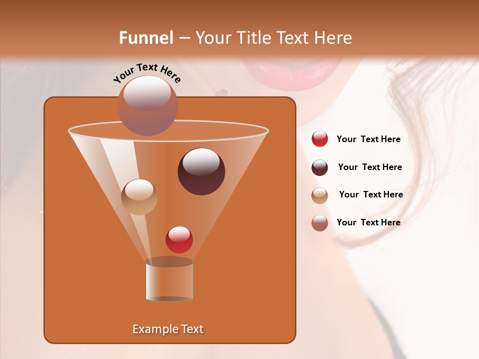 Lipstick Shoulder Cream PowerPoint Template