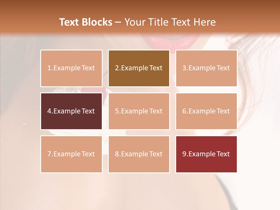 Lipstick Shoulder Cream PowerPoint Template