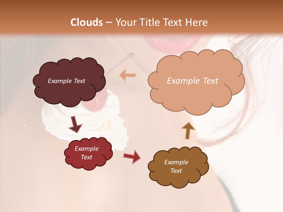 Lipstick Shoulder Cream PowerPoint Template