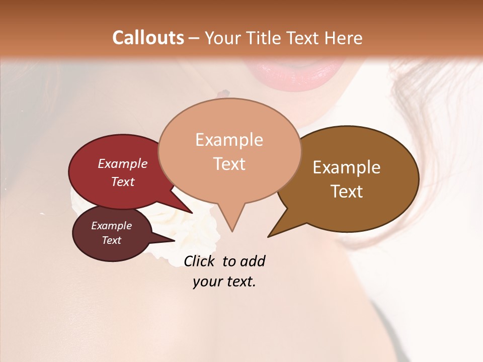 Lipstick Shoulder Cream PowerPoint Template