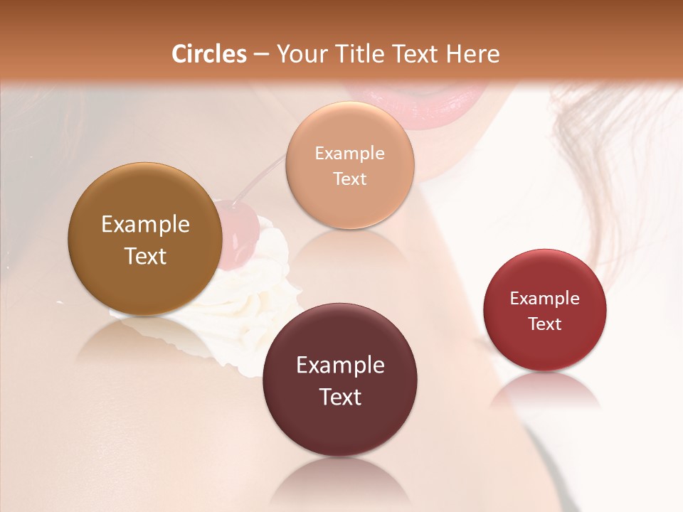 Lipstick Shoulder Cream PowerPoint Template