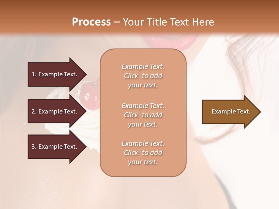 Lipstick Shoulder Cream PowerPoint Template